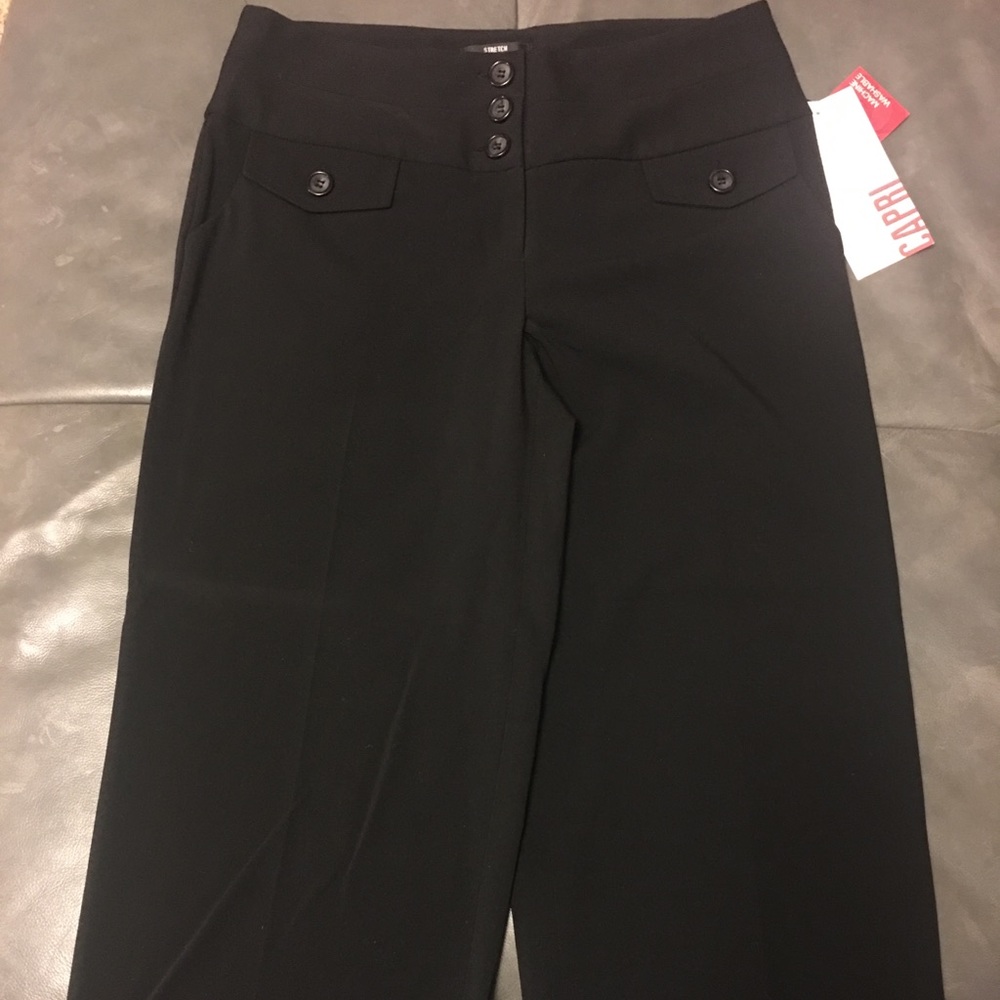 Style&co. Stretch Black Dress Capri Pants